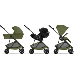 Cybex Poussette Citadine Ultra Légère Melio Carbon Moss Green