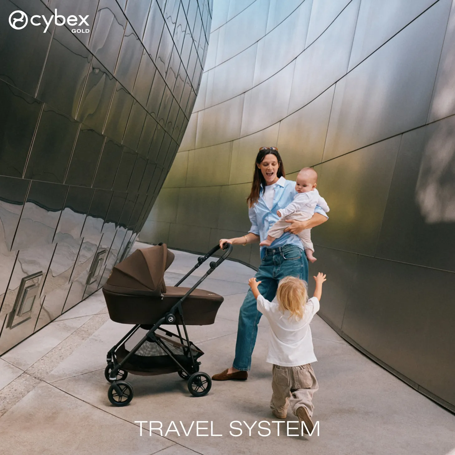 Cybex Poussette Citadine Ultra Légère Melio Carbon Dune Grey