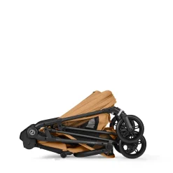 Cybex                    Poussette Citadine Ultra Légère Melio Carbon     Cinnamon Yellow