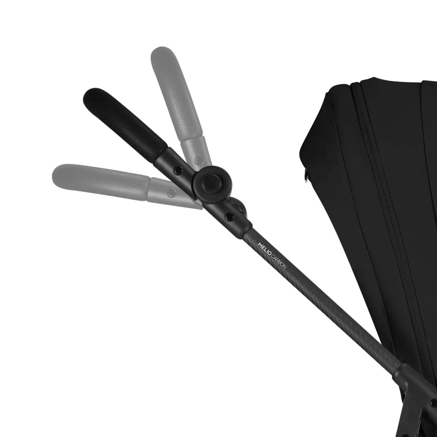 Cybex Poussette Citadine Ultra Légère Melio Carbon Magic Black