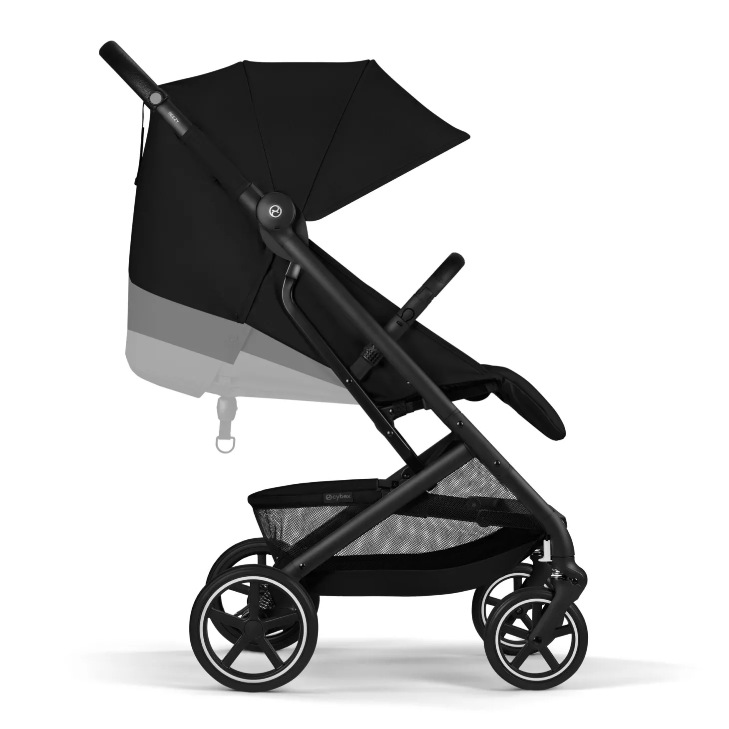 Cybex Poussette Compacte et Citadine Beezy Châssis Noir - Magic Black