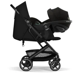 Cybex Poussette Compacte et Citadine Beezy Châssis Noir - Magic Black