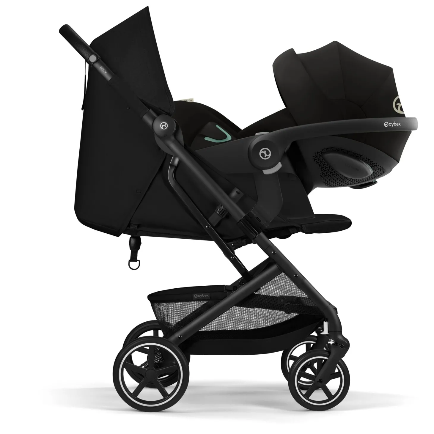 Cybex Poussette Compacte et Citadine Beezy Châssis Noir - Magic Black