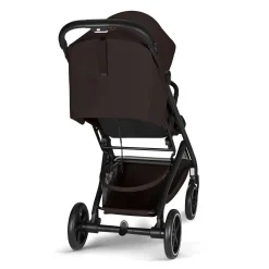 Cybex Poussette Compacte et Citadine Beezy Châssis Noir - Chocolate Brown
