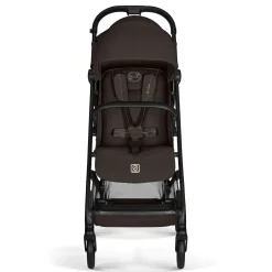 Cybex Poussette Compacte et Citadine Beezy Châssis Noir - Chocolate Brown