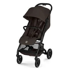 Cybex Poussette Compacte et Citadine Beezy Châssis Noir - Chocolate Brown
