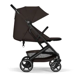 Cybex Poussette Compacte et Citadine Beezy Châssis Noir - Chocolate Brown