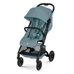 Cybex Poussette Compacte et Citadine Beezy Châssis Noir - Stormy Blue