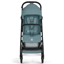 Cybex Poussette Compacte et Citadine Beezy Châssis Noir - Stormy Blue