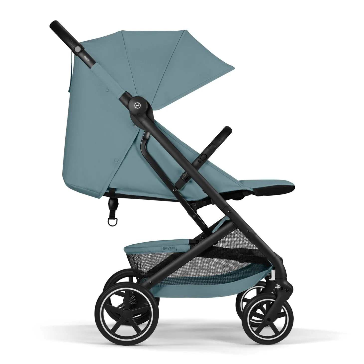 Cybex Poussette Compacte et Citadine Beezy Châssis Noir - Stormy Blue