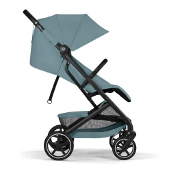 Cybex Poussette Compacte et Citadine Beezy Châssis Noir - Stormy Blue