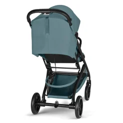 Cybex Poussette Compacte et Citadine Beezy Châssis Noir - Stormy Blue