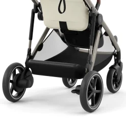 Cybex Poussette E-Gazelle Chassis Black / Siège Moon Black