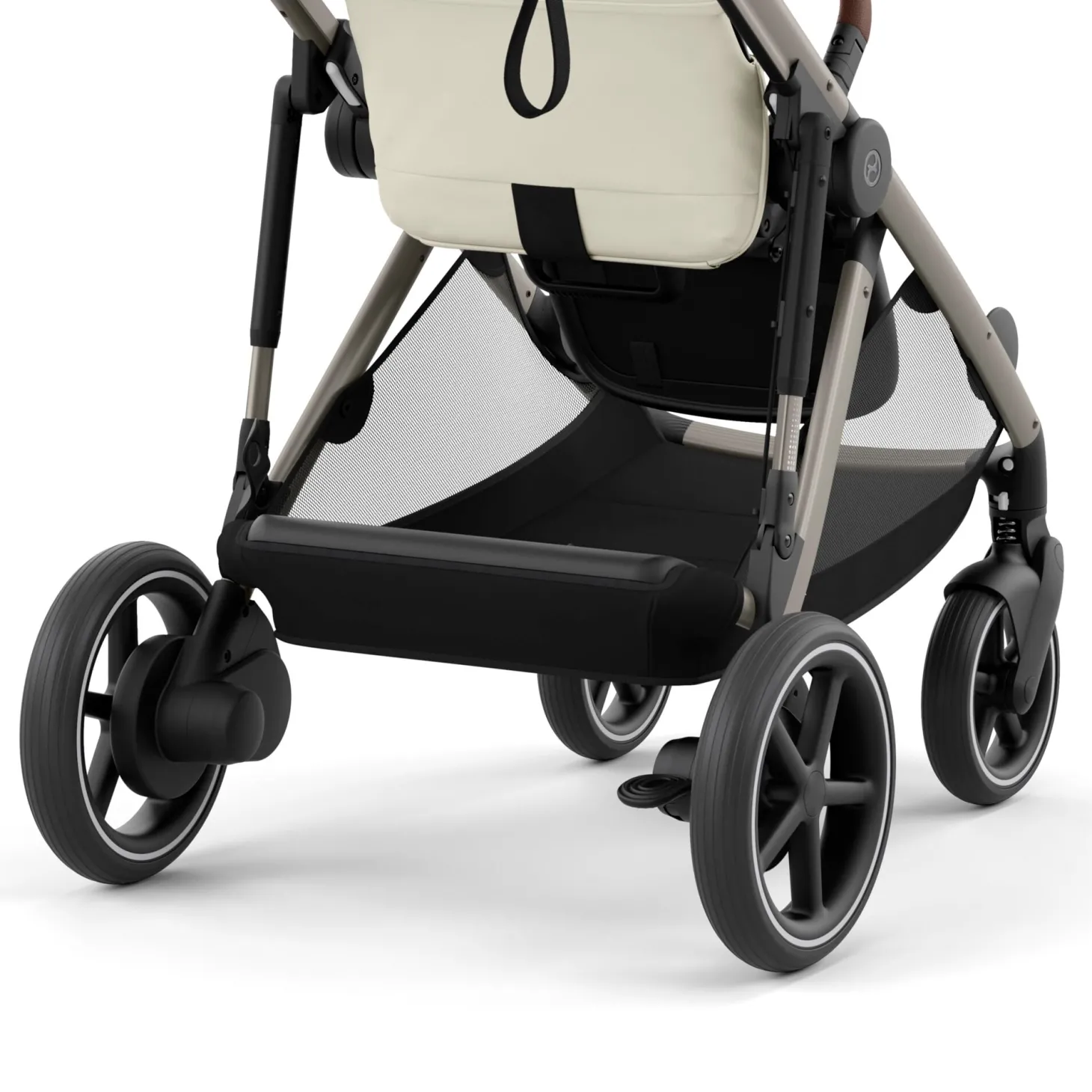 Cybex Poussette E-Gazelle Chassis Black / Siège Moon Black