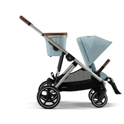 Cybex Poussette Gazelle S Silver - Stormy Blue