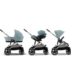Cybex Poussette Gazelle S Silver - Stormy Blue