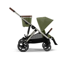 Cybex Poussette Gazelle S Silver - Moss Green