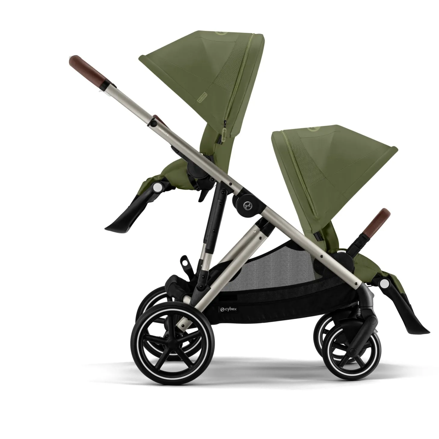 Cybex Poussette Gazelle S Silver - Moss Green