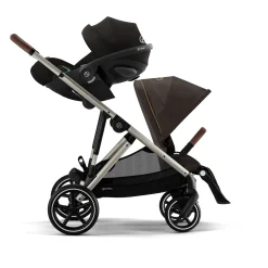 Cybex Poussette Gazelle S Silver - Chocolate