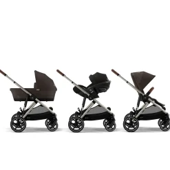 Cybex Poussette Gazelle S Silver - Chocolate
