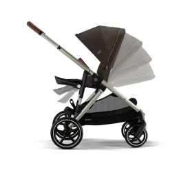Cybex Poussette Gazelle S Silver - Chocolate