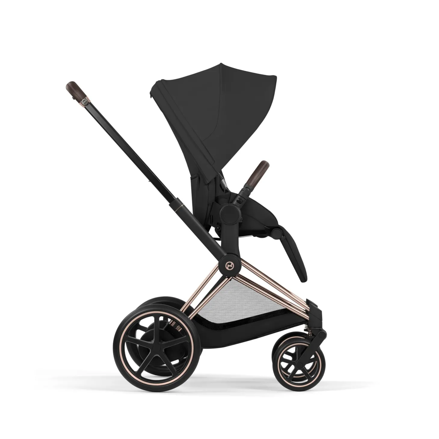 Cybex Poussette électrique tout-terrain Duo e-PRIAM Rose Gold / Sepia Black