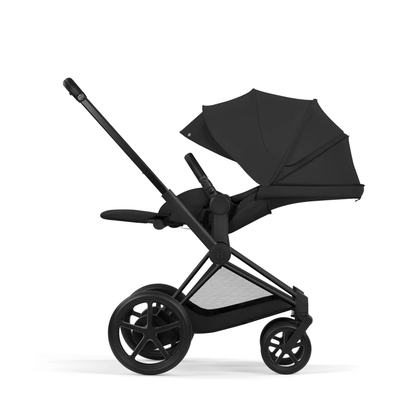 Cybex Poussette électrique tout-terrain Duo e-PRIAM Matt Black / Sepia Black