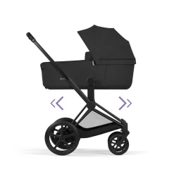 Cybex Poussette électrique tout-terrain Duo e-PRIAM Matt Black / Sepia Black