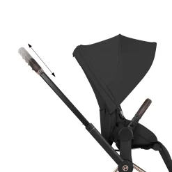 Cybex Poussette électrique tout-terrain Duo e-PRIAM Matt Black / Sepia Black