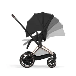 Cybex Poussette électrique tout-terrain Duo e-PRIAM Matt Black / Sepia Black