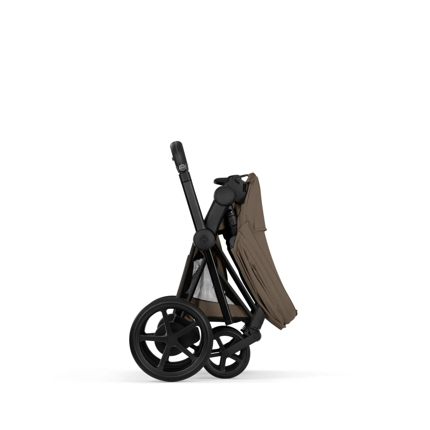 Cybex Poussette électrique tout-terrain Duo e-PRIAM Matt Black / Cozy Beige