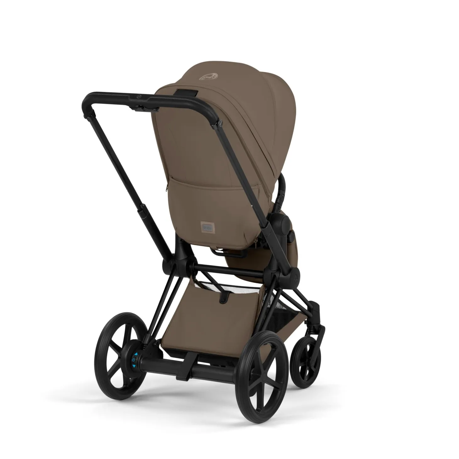 Cybex Poussette électrique tout-terrain Duo e-PRIAM Matt Black / Cozy Beige