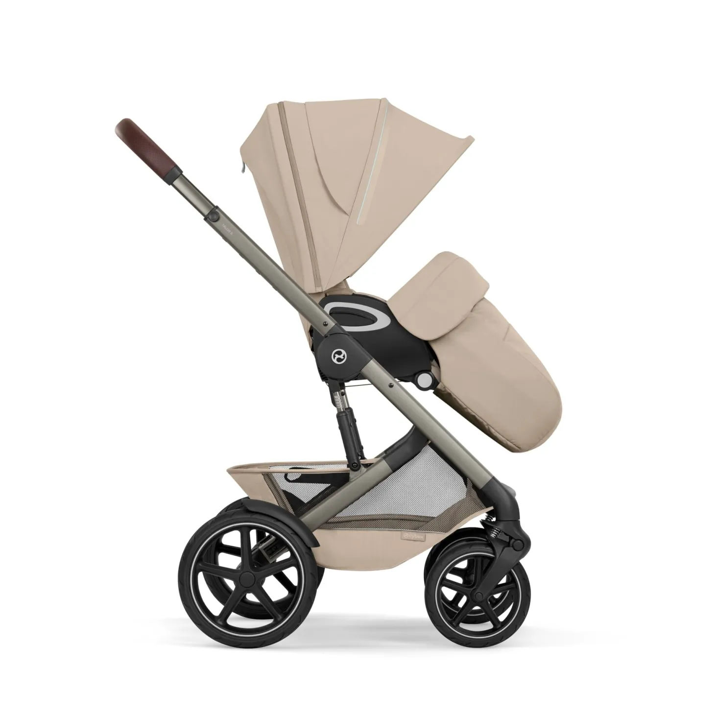Cybex Poussette Talos S Lux Châssis Taupe/Siège Almond Beige