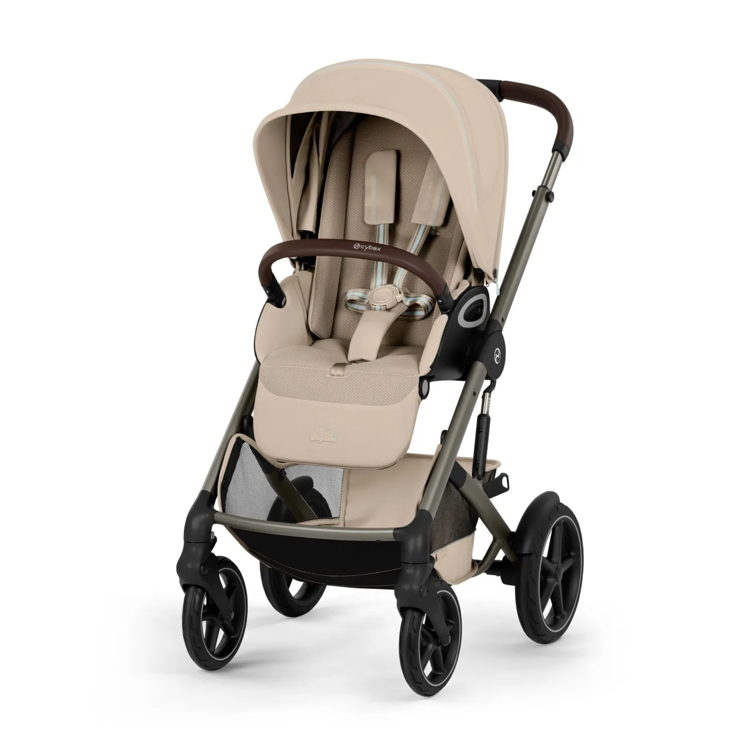 Cybex Poussette Talos S Lux Châssis Taupe/Siège Almond Beige