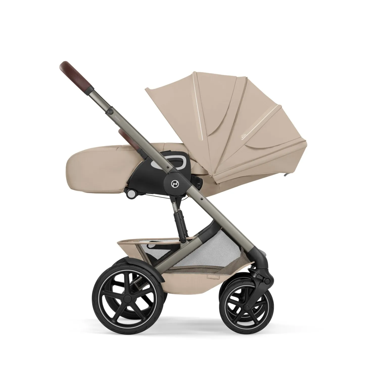 Cybex Poussette Talos S Lux Châssis Taupe/Siège Almond Beige