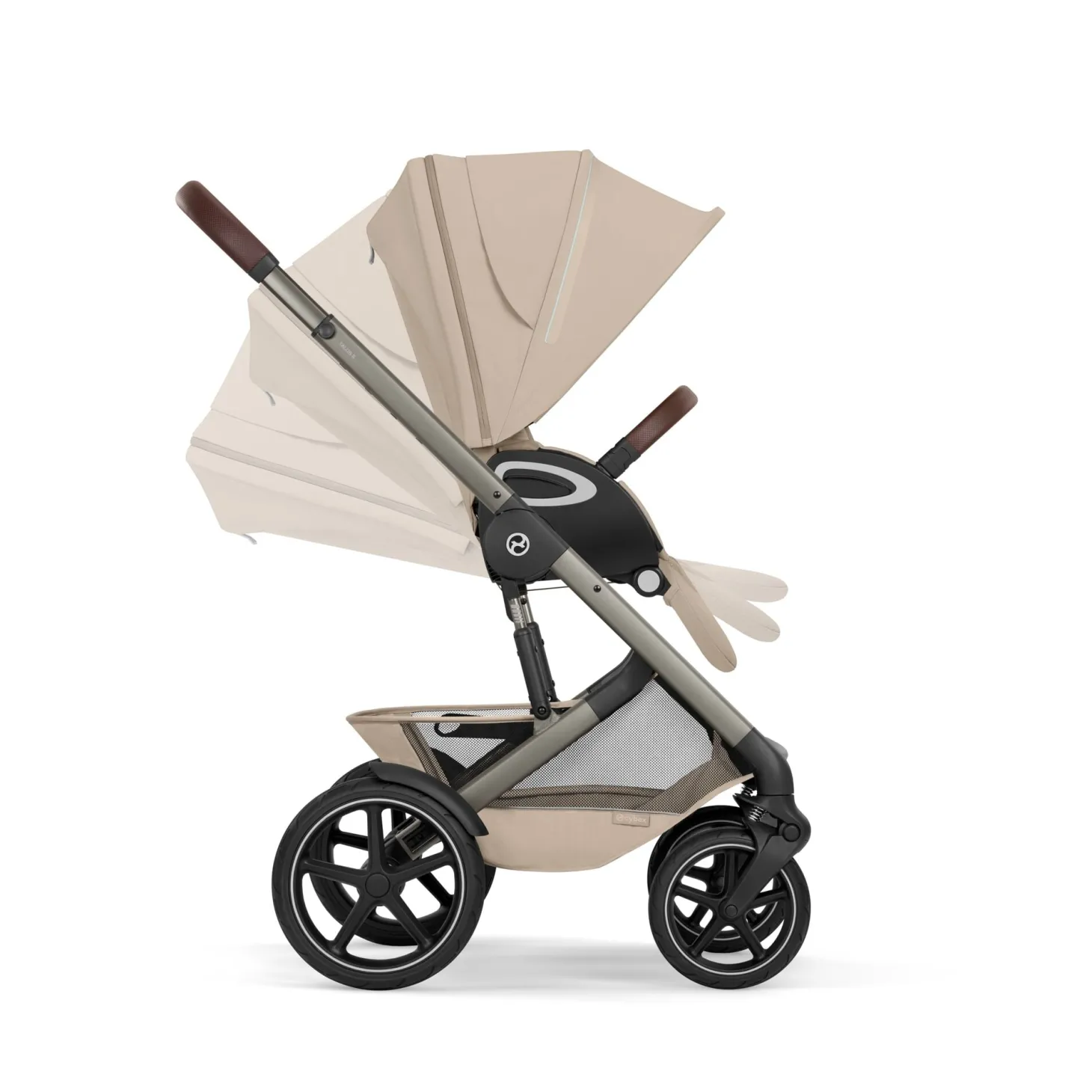 Cybex Poussette Talos S Lux Châssis Taupe/Siège Almond Beige