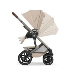 Cybex Poussette Talos S Lux Châssis Taupe/Siège Almond Beige