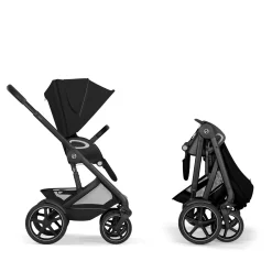 Cybex                    Poussette Talos S Lux    Châssis Noir/Siège Moon Black