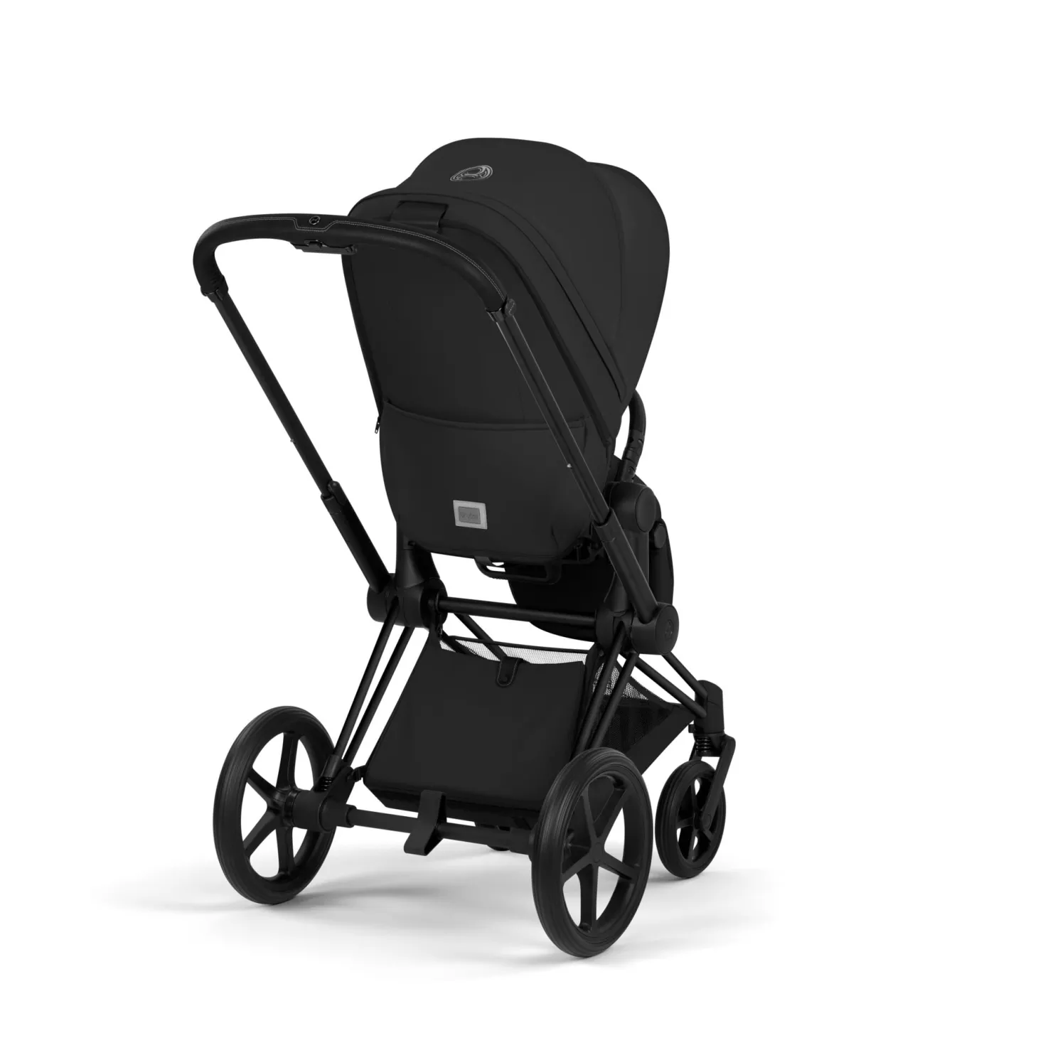 Cybex Poussette tout-terrain avec nacelle pliable Duo Priam Châssis Matt Black / Sepia Black