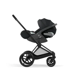 Cybex Poussette tout-terrain avec nacelle pliable Duo Priam Châssis Matt Black / Sepia Black
