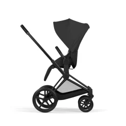 Cybex Poussette tout-terrain avec nacelle pliable Duo Priam Châssis Matt Black / Sepia Black