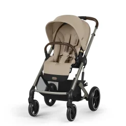 Cybex                    Poussette tout terrain Balios S Lux    Châssis Taupe/Siège Almond Beige