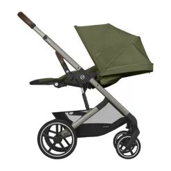 Cybex                    Poussette tout terrain Balios S Lux    Châssis Taupe/Siège Moss Green