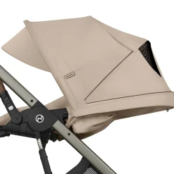 Cybex                    Poussette tout terrain Balios S Lux    Châssis Taupe/Siège Almond Beige