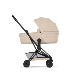 Cybex Poussette ultra-compacte Coya Confort Châssis Matt Black / Cozy Beige