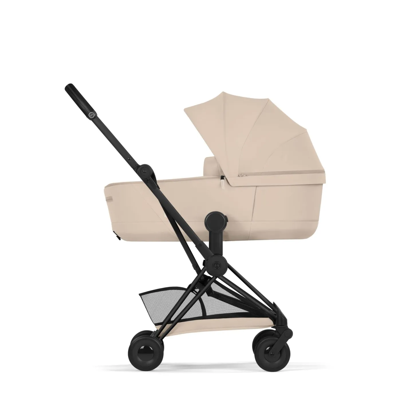 Cybex Poussette ultra-compacte Coya Confort Châssis Matt Black / Cozy Beige