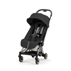 Cybex Poussette ultra-compacte Coya Confort Châssis Matt Black / Cozy Beige