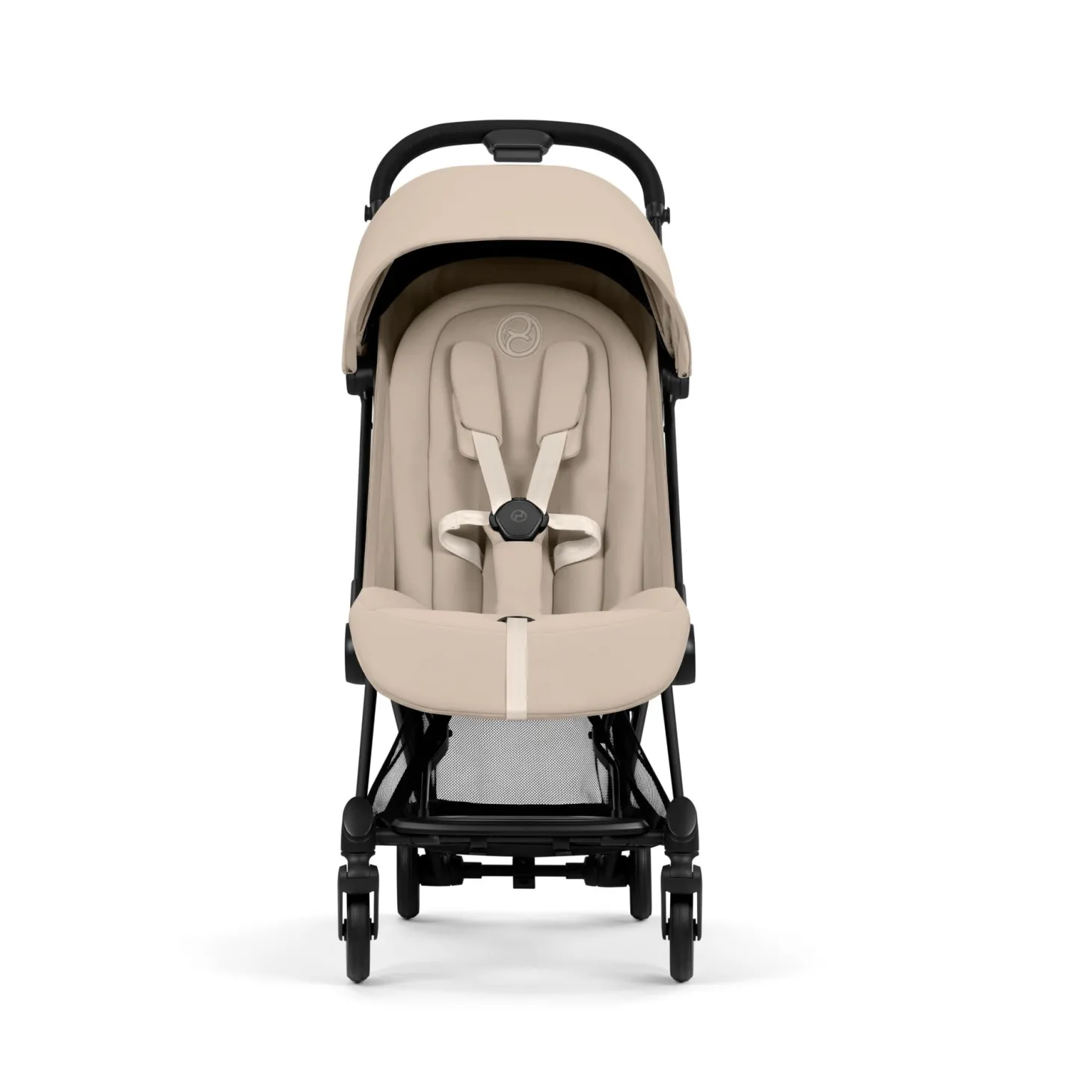 Cybex Poussette ultra-compacte Coya Confort Châssis Matt Black / Cozy Beige