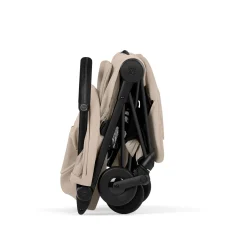 Cybex Poussette ultra-compacte Coya Confort Châssis Matt Black / Cozy Beige
