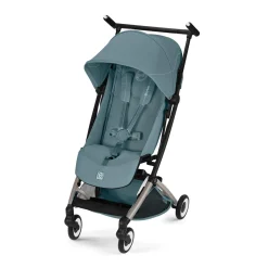 Cybex                    Poussette Ultra Compacte Libelle     Châssis Taupe - Stormy Blue